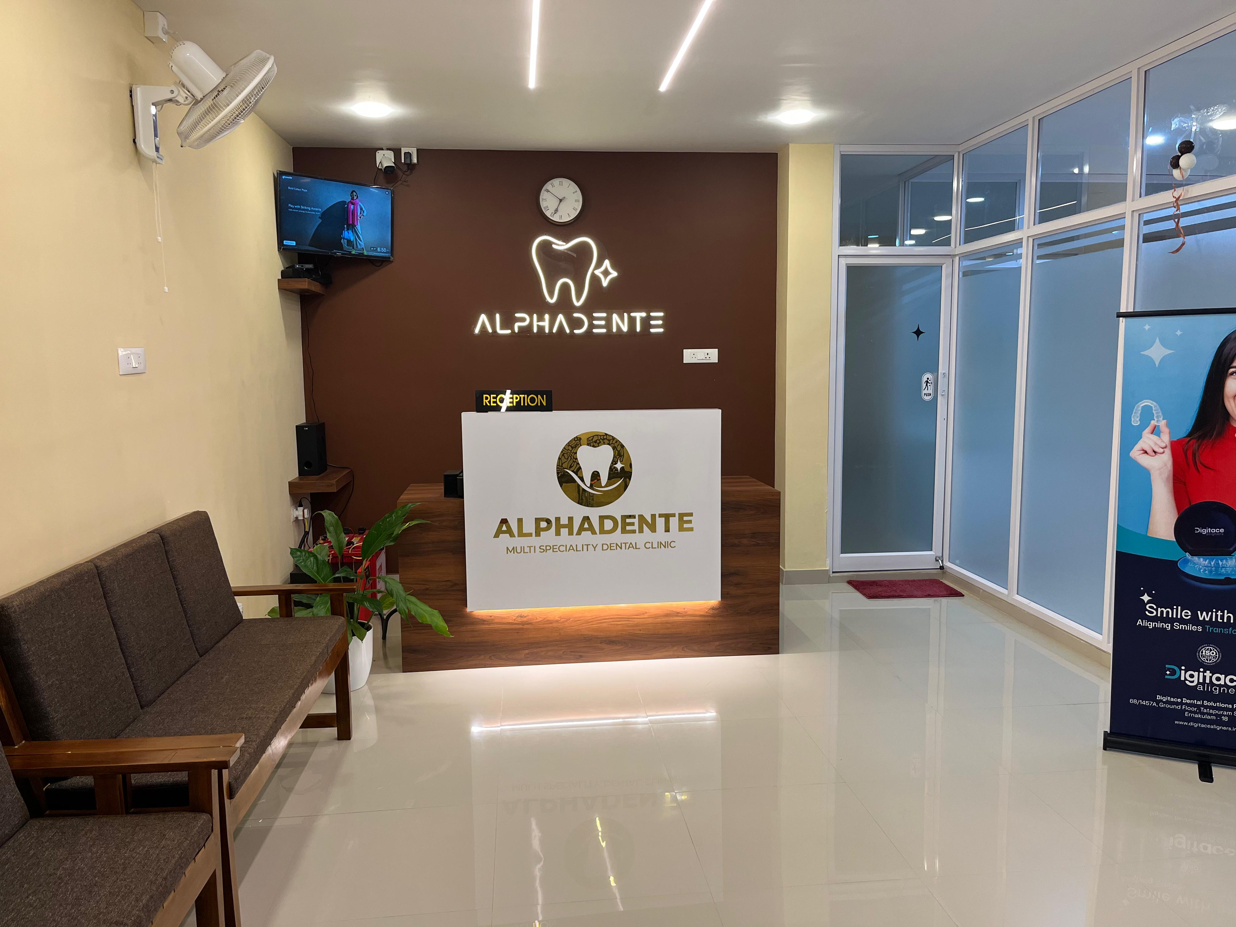 Modern dental clinic reception